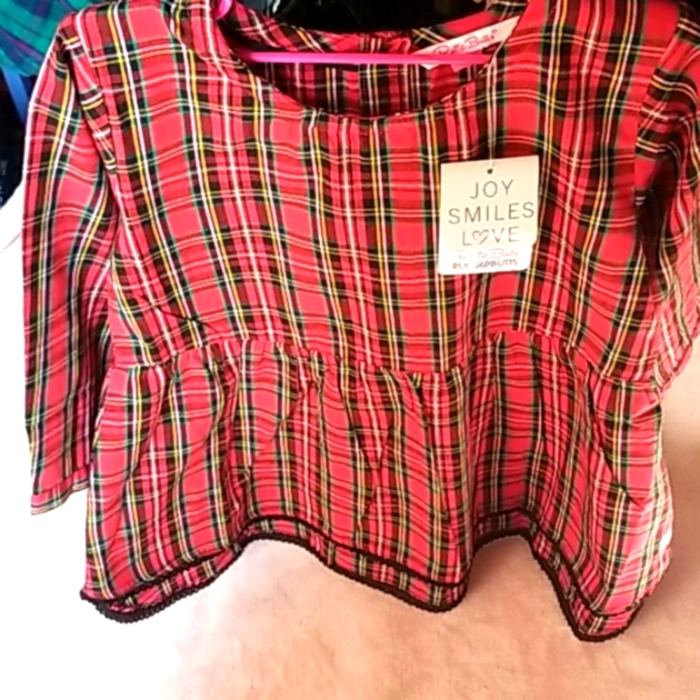 Tristan Plaid Tabby Top